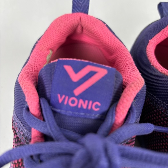 Vionic purple and pink tennis shoes knitted - Picture 7 of 12